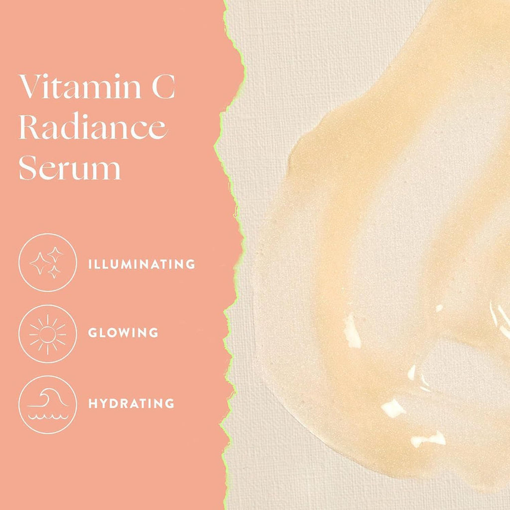 Vitamin C Radiance Brightening Serum | Improves Skin Tone + Complexion | Vitamin C, Pearl, Hyaluronic Acid | EWG Verified + Cruelty Free | 1 Fl Oz