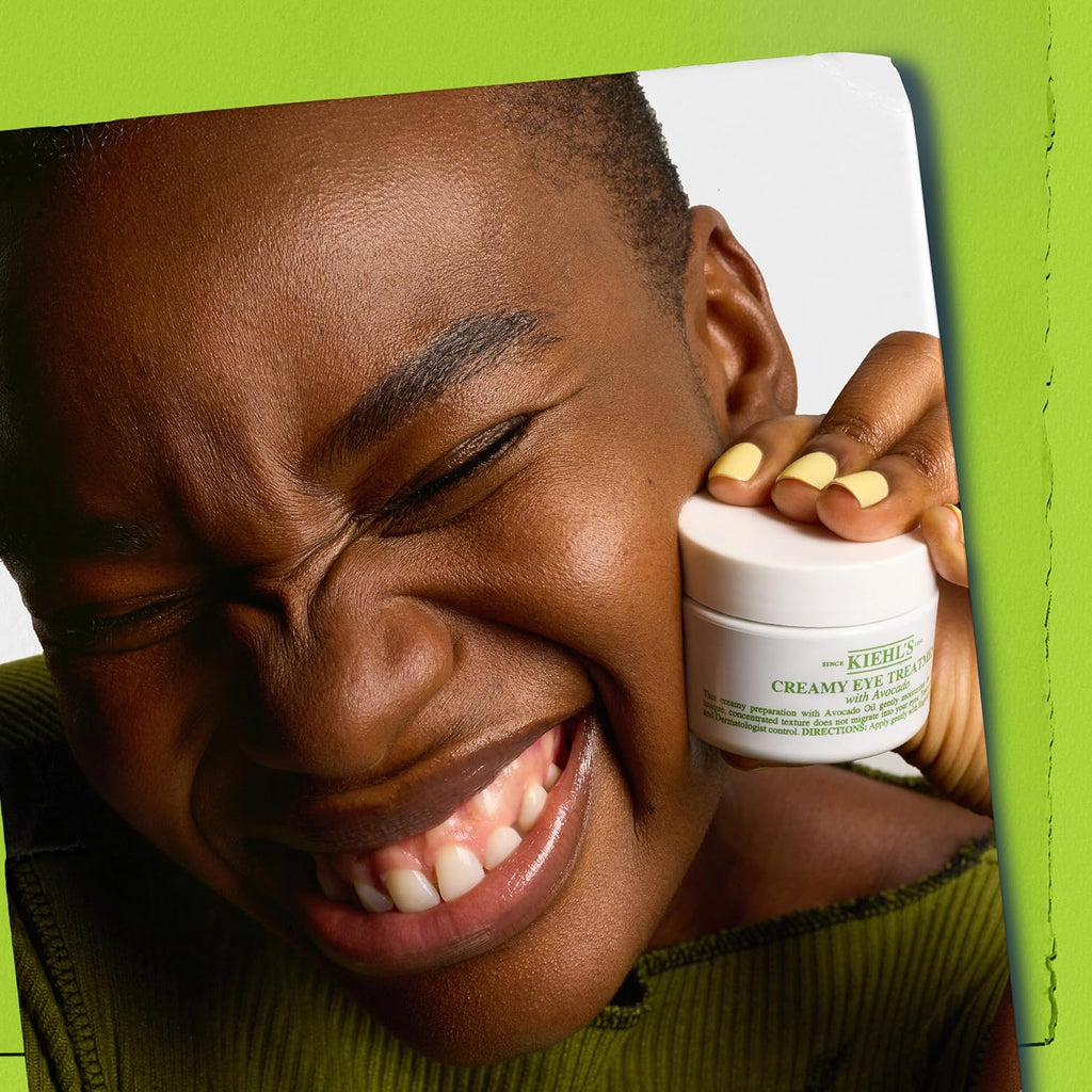 Kiehl'S Avocado Eye Treatment, Nourishing and Hydrating Eye Cream, Avocado Oil and Caffeine to Energize and Invigorate Dry, Tired Eyes, 99% Naturally Derived Formula, Ophthalmologist-Tested
