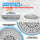 Shower Drain Hair Catcher, 2 Pack Premium Silicone Drain Protector & Shower Drain Cover for Regular Drains of Shower Room, Bathroom, Sink, Gray