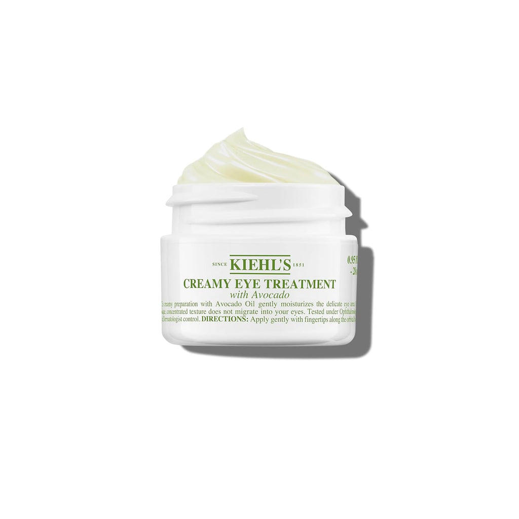 Kiehl'S Avocado Eye Treatment, Nourishing and Hydrating Eye Cream, Avocado Oil and Caffeine to Energize and Invigorate Dry, Tired Eyes, 99% Naturally Derived Formula, Ophthalmologist-Tested