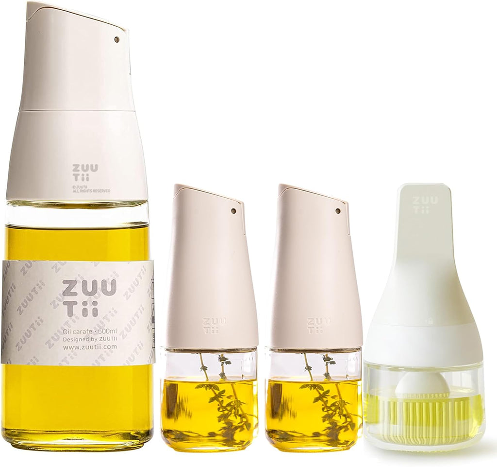 Large Olive Oil Dispenser,Mini Oil Bottle Set,Oil Dispenser with Brush