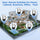 Door Alarm for Home Wireless Door Alarms for Kids Safety with 120Db, Window Door Open Alarm Sensor for Dementia Patients Safety, Pool Silver, 10 Pack Magnetic Sensor