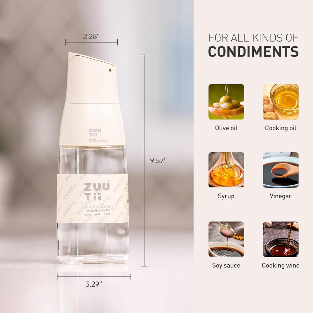 Large Olive Oil Dispenser,Mini Oil Bottle Set,Oil Dispenser with Brush