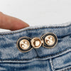 Pant Waist Tightener, Detachable Jean Buttons for Loose Jeans, 4 Sets