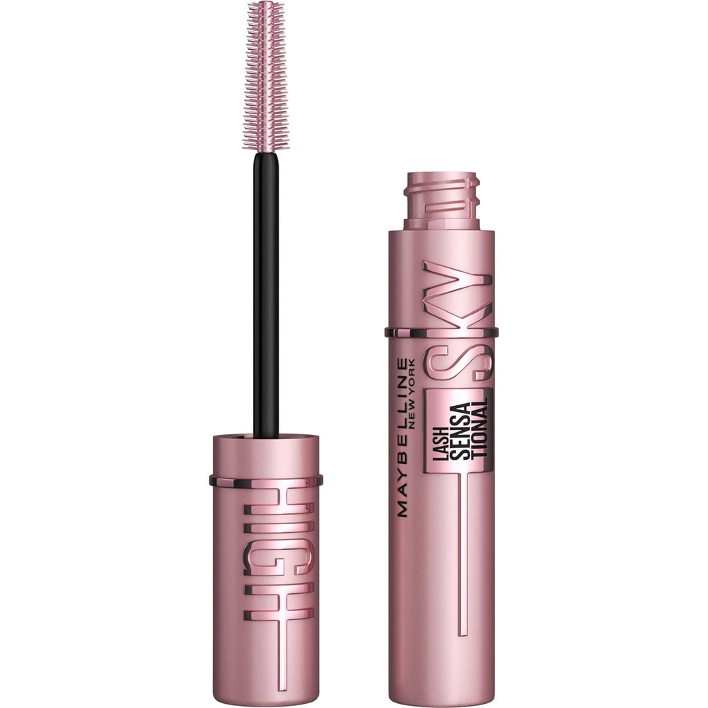 Lash Sensational Sky High Washable Mascara Makeup, Volumizing, Lengthening, Defining, Curling, Multiplying, Buildable Formula, Very Black, 1 Count