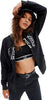 Women'S Logo Hoodie Hooded Full Zip Sweatshirt