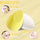 Makeup Sponge  4 Pack Blenders Beauty Foundation Sponges Set 4 Color Latex Free Blender Beauty Makeup Sponges with 1 Sponge Holder Case (Lemon Yellow)