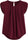 Women'S Casual round Neck Basic Pleated Top Cap Sleeve Curved Keyhole Back Blouse