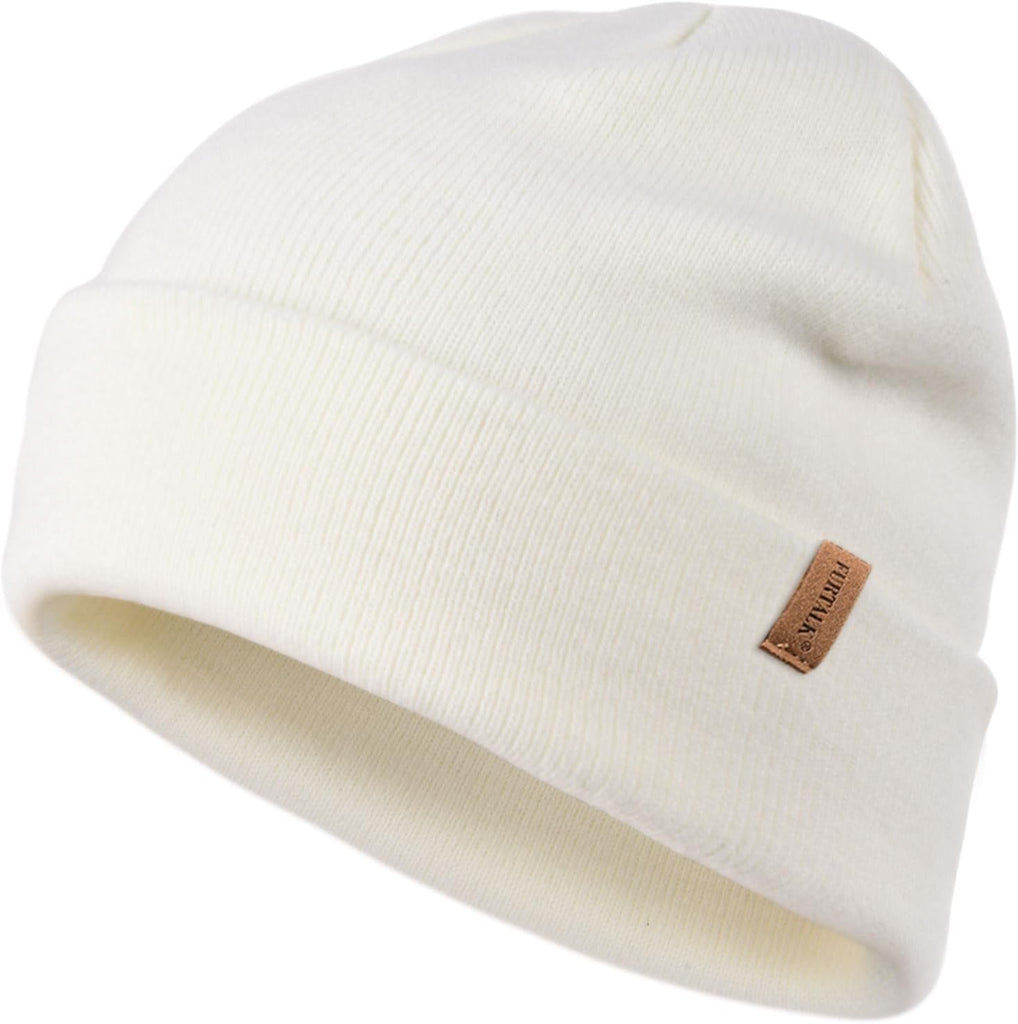 Beanie for Men Women Cuffed Thick Knitted Unisex Winter Hat Beanies Skull Cap