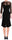 Womens Dale Illusion Flounce Cocktail Dress