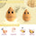 Makeup Sponge  4 Pack Blenders Beauty Foundation Sponges Set 4 Color Latex Free Blender Beauty Makeup Sponges with 1 Sponge Holder Case (Lemon Yellow)