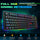 Gaming Keyboard and Mouse, RGB Gaming Keyboard and 3200 DPI Mouse Combo with 26-Key Anti-Ghosting, Plug & Play to PC, Laptop, Windows, S107【Newest】