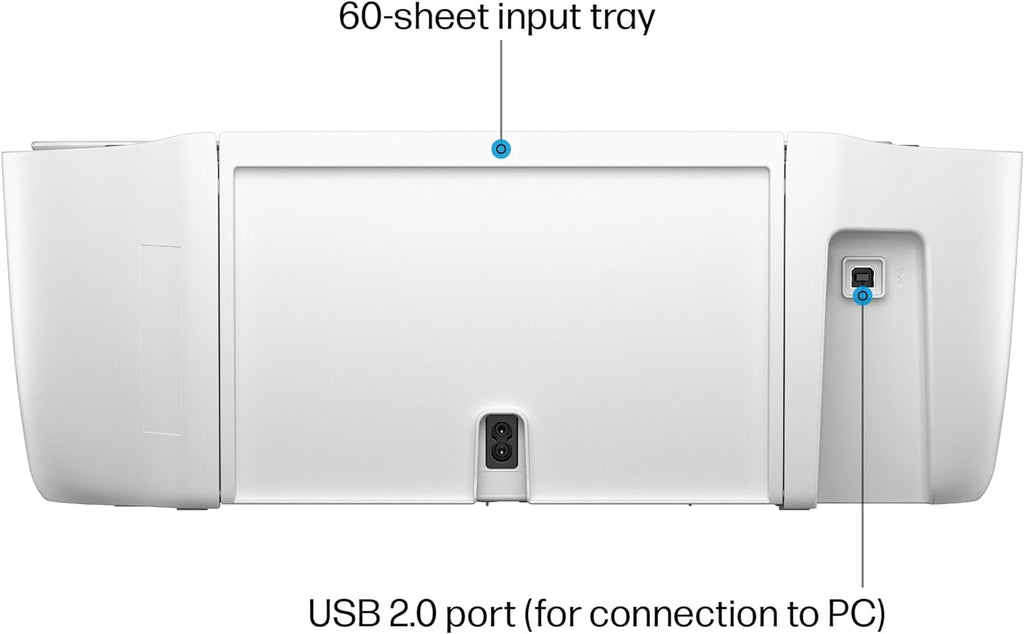 Deskjet 2855E Wireless All-In-One Color Inkjet Printer, Scanner, Copier, Best-For-Home, 3 Months of Ink Included (588S5A)