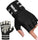 Workout Gloves for Men with Wrist Wrap Support Weight Lifting Gloves for Men, Gym Gloves, Ventilated Back Weightlifting Gloves with Palm Protection for Lifting, Training, Fitness and Exercise