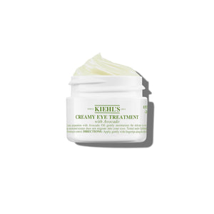 Kiehl'S Avocado Eye Treatment, Nourishing and Hydrating Eye Cream, Avocado Oil and Caffeine to Energize and Invigorate Dry, Tired Eyes, 99% Naturally Derived Formula, Ophthalmologist-Tested