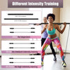 Plates Bar Kit with Resistance Band-Multi Functional Portable Weighted Exercise Pilates Bar, Resistance Bar at Home, Home Gym with Beginner Workout Equipment, Pilates Yoga Ballet Set for Full Body