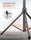 71'' Phone Tripod Stand, Extendable Reinforced Aluminum Phone Stand with Wireless Remote, Stable Cellphone Tripod Compatible with Iphone 15/14/13 Galaxy S23/S22 Huawei.
