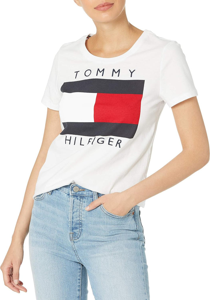 Women'S Classic Short Sleeve Crew Neck Logo T-Shirt
