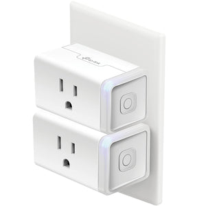 Plug HS103P2, Smart Home Wi-Fi Outlet Works with Alexa, Echo, Google Home & IFTTT, No Hub Required, Remote Control,15 Amp,Ul Certified, (Pack of 2) White