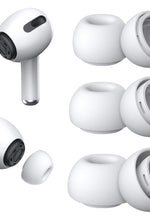 [3 Pairs] Replacement Ear Tips for Airpods Pro and Airpods Pro 2nd Generation with Noise Reduction Hole, Silicone Ear Tips for Airpods Pro with Portable Storage Box and Fit in The Charging Case(S/M/L)