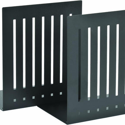 STEELMASTER by Banksupplies 10-Inch Heavy Duty Bookends | Scratch Resistant Finish | Heavy Gauge Material | Non-Slip Padded Base Protection | for Office, Bookshelves, Binders & Books