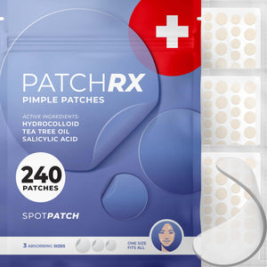 KEYCONCEPTS Pimple Patches for Face (240 Patches), Hydrocolloid Acne Patches with Tea Tree Oil & Salicylic Acid, Pimple Patch Pimple Stickers, Hydrocolloid Patch Acne Dots Acne Pimple Patches For Face