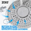 Shower Drain Hair Catcher, 2 Pack Premium Silicone Drain Protector & Shower Drain Cover for Regular Drains of Shower Room, Bathroom, Sink, Gray