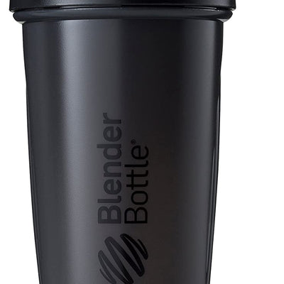 Classic Shaker Bottle Perfect for Protein Shakes and Pre Workout, 28-Ounce, Black