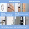 Door Alarm for Home Wireless Door Alarms for Kids Safety with 120Db, Window Door Open Alarm Sensor for Dementia Patients Safety, Pool Silver, 10 Pack Magnetic Sensor