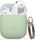 Silicone Case with Keychain Compatible with Apple Airpods Case 1 & 2, Front LED Visible, Supports Wireless Charging, Protective Silicone [Pastel Green]