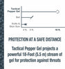 Tactical Pepper Gel with Belt Holster for Easy Carry, Maximum Police Strength OC Spray, Quick Access Fast Flip Top Safety, Tactical Design for Security Professionals, 1.8 Fl Oz