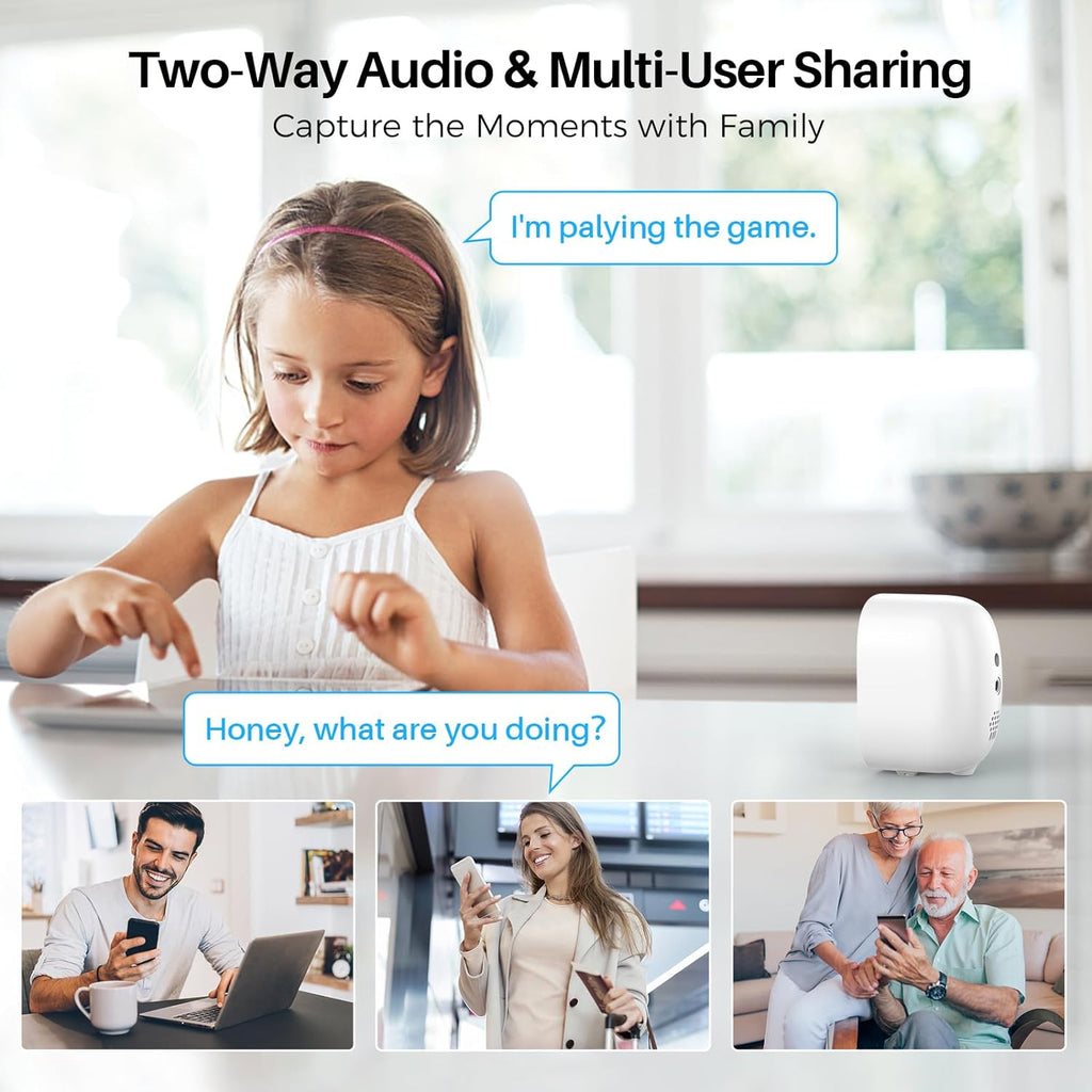 Security Cameras Wireless Outdoor, Battery Powered Cameras for Home Security W/Ai Motion Detection, Spotlight & Siren Alarm, 2K Color Night Vision, IP66 Weatherproof, Sd/Cloud Storage, 2Pack