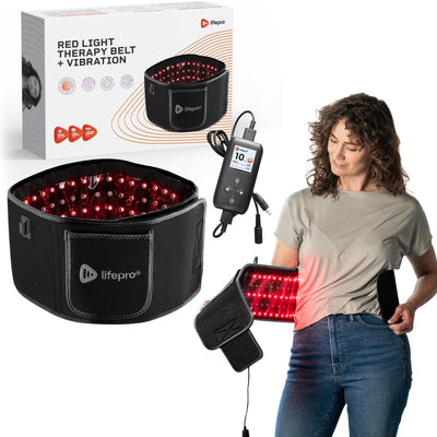 Red Light Therapy Belt - near Infrared Light Therapy & Red Light Therapy for Muscle Pain, Inflammation, Elbow Joint & Back Pain Relief - Infrared Therapy or Infrared Light Therapy