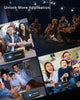 Projector with WIFI and Bluetooth,Native 1080P Projector,2024 450 ANSI Portable Movie Projector for Outdoor Use,Zoom Function,Home Video Led Projector Compatible with Iphone/Android/Tv Stick
