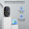 Security Cameras Wireless Outdoor, Battery Powered Cameras for Home Security W/Ai Motion Detection, Spotlight & Siren Alarm, 2K Color Night Vision, IP66 Weatherproof, Sd/Cloud Storage, 2Pack