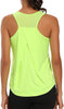 Womens Workout Tops for Women Racerback Tank Tops Mesh Yoga Shirts Athletic Running Tank Tops Sleeveless Gym Clothes