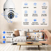 5G Light Bulb Security Camera Wifi Dual Band ,360 Degree 1080P Security Camera, Wireless Indoor Camera Full Color,Smart Dome Camera with Auto Tracking, Light Socket Camera Surveillance PTZ Camera