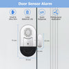 Door Alarm for Home Wireless Door Alarms for Kids Safety with 120Db, Window Door Open Alarm Sensor for Dementia Patients Safety, Pool Silver, 10 Pack Magnetic Sensor