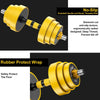 Adjustable Dumbbell Barbell, Free Weights 2-In-1 Dumbbell Barbell Set, Non-Slip Hand Dumbbell for Home, Gym, Office